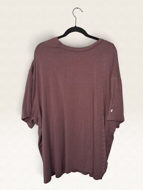 Fabletics Men's Size 4X Mauve Purple Short Sleeve Cloud Jersey Athletic T-Shirt